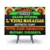 bunga papan grand opening makassar