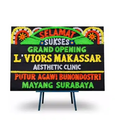 bunga papan grand opening makassar