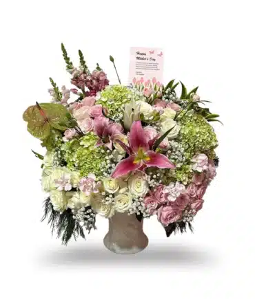 rangkaian bunga meja