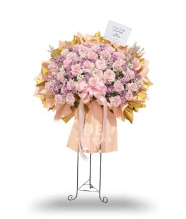 standing flowers ulang tahun